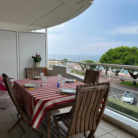 Apartment T3 A Avec Vue Mer, Terrasse, Wifi Et Parking - Fr-1-374-52 Arcachon